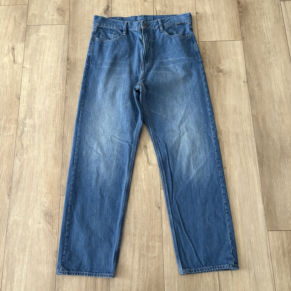 G Star Raw Type 89 Loose Jeans Womens 27x32 Blue Denim High Rise Straight Leg‎